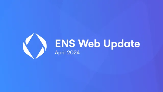 ENS Web Update April 2024